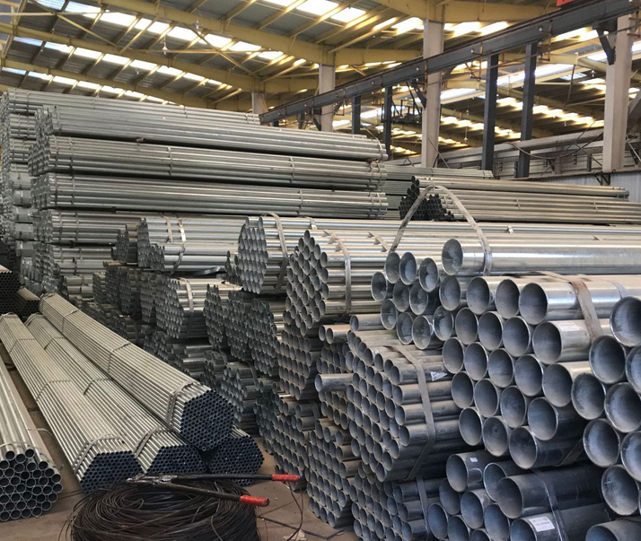 青浦q235b热镀锌带钢管